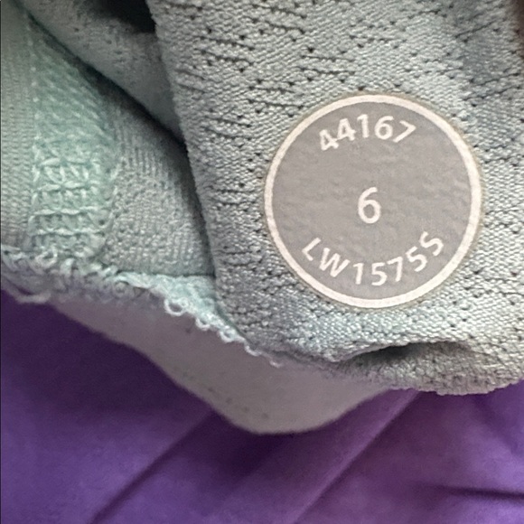Lululemon No Limits Tank Power Purple / Aquamarine Size 6 - Picture 8 of 9